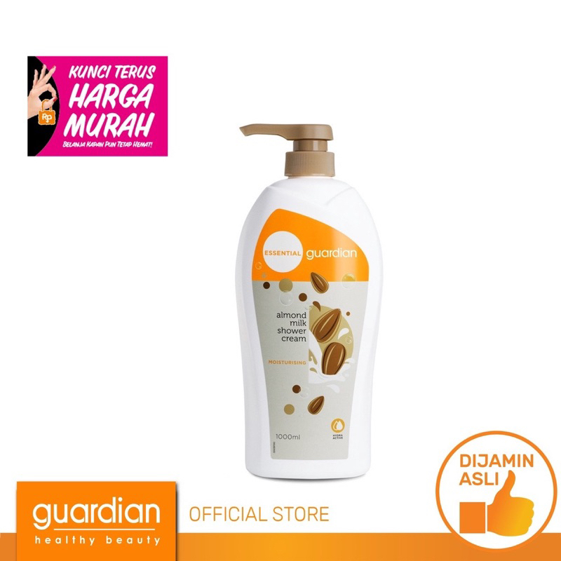 GUARDIAN Essential Milk Almond Soft Shower Cream1L
