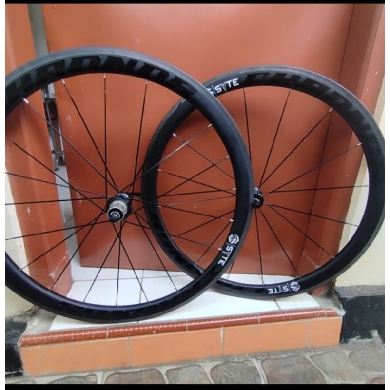 WHEELSET CARBON SYTE TANPA BAN