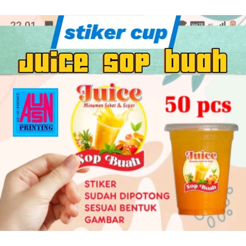 

Stiker Label Jus SOP Buah bisa COD