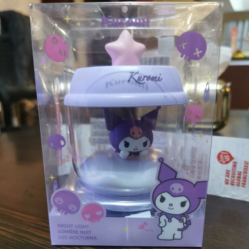 Lampu malam kuromi miniso night light kuromi