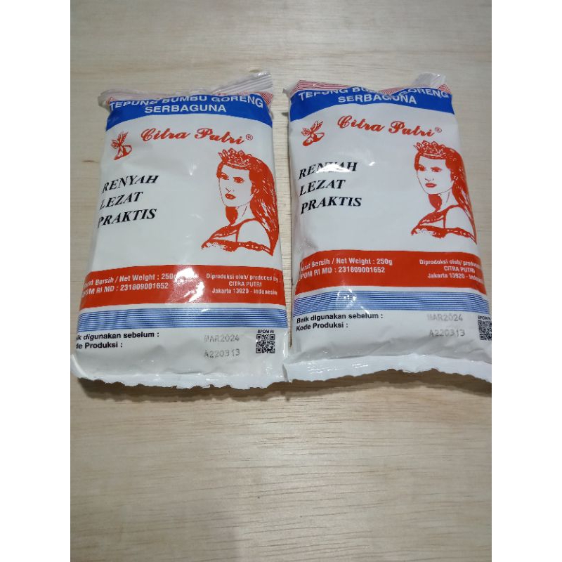 

tepung Putri 5 bungkus kemasan 250 gram