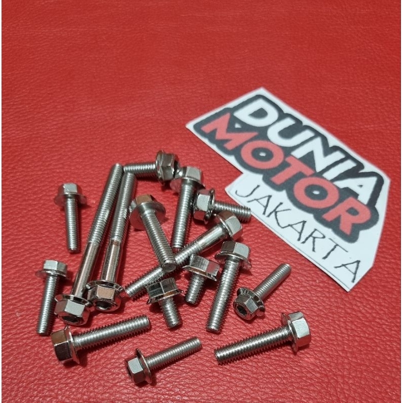 Baut cvt mio sporty stainless 2 kunci baut bak cvt mio baut blok cvt mio baut block cvt mio