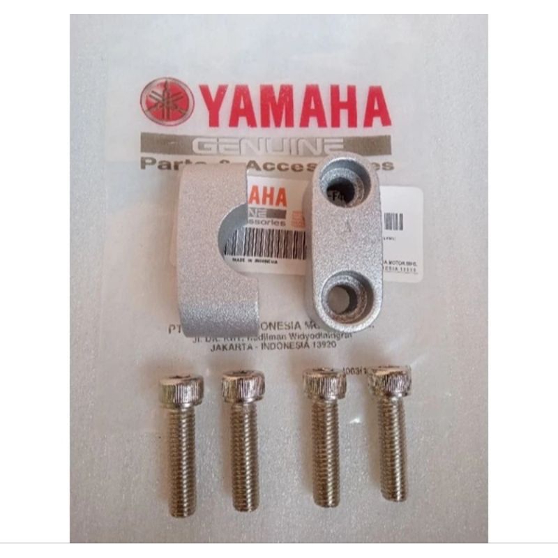 Tutup raiser klem jepitan raiser stang Klem Jepitan Stang MT25 RX King Scorpio Vixion Byson Xabre