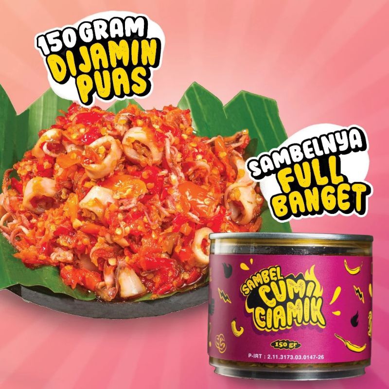 

Eat Sambel- Cumi Ciamik 150gr