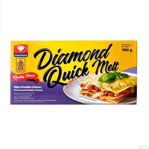 

DIAMOND CHEESE PROCESSED CHEDDAR MELTIES/KEJU MELTIES/180GR