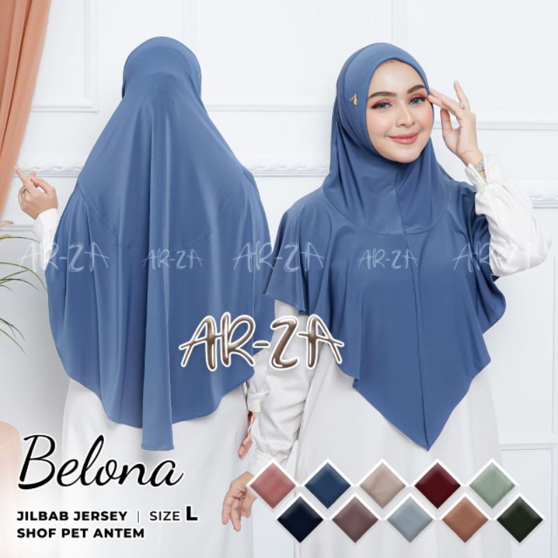 JILBAB INSTAN BELONA L by arza// hijab instan