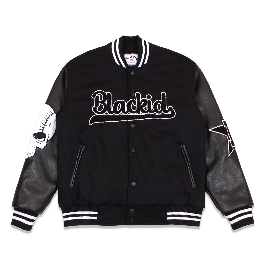 Black ID - Jaket Varsity Special Edition | VR Skull