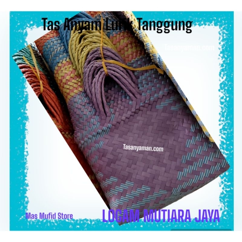 TAS ANYAM LURIK / TAS LURIK TAS ANYAMAN PLASTIK KERAJINAN TAS ANYAMAN MURAH / PENGRAJIN TAS ANYAMAN