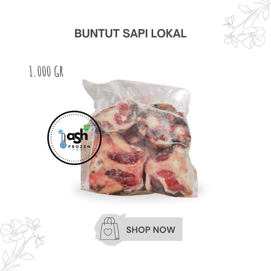 

Buntut Sapi Lokal - Beef Oxtail 1 kg