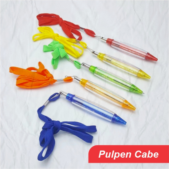 

Pulpen Cabe Tali Promosi / Ballpoint Cabe Tali /Pulpen Plastik Promosi