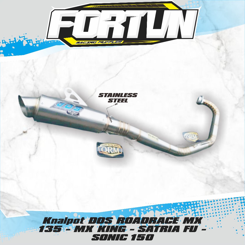 Knalpot DOS ROADRACE MX 135 - MX KING - SATRIA FU - SONIC 150