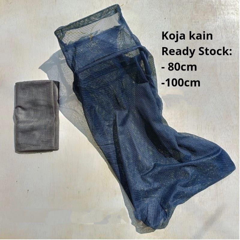 Koja kain - Koja kain tempat ikan - Korang ikan - Koja bahan ukuran 80cm 100cm Warna Random