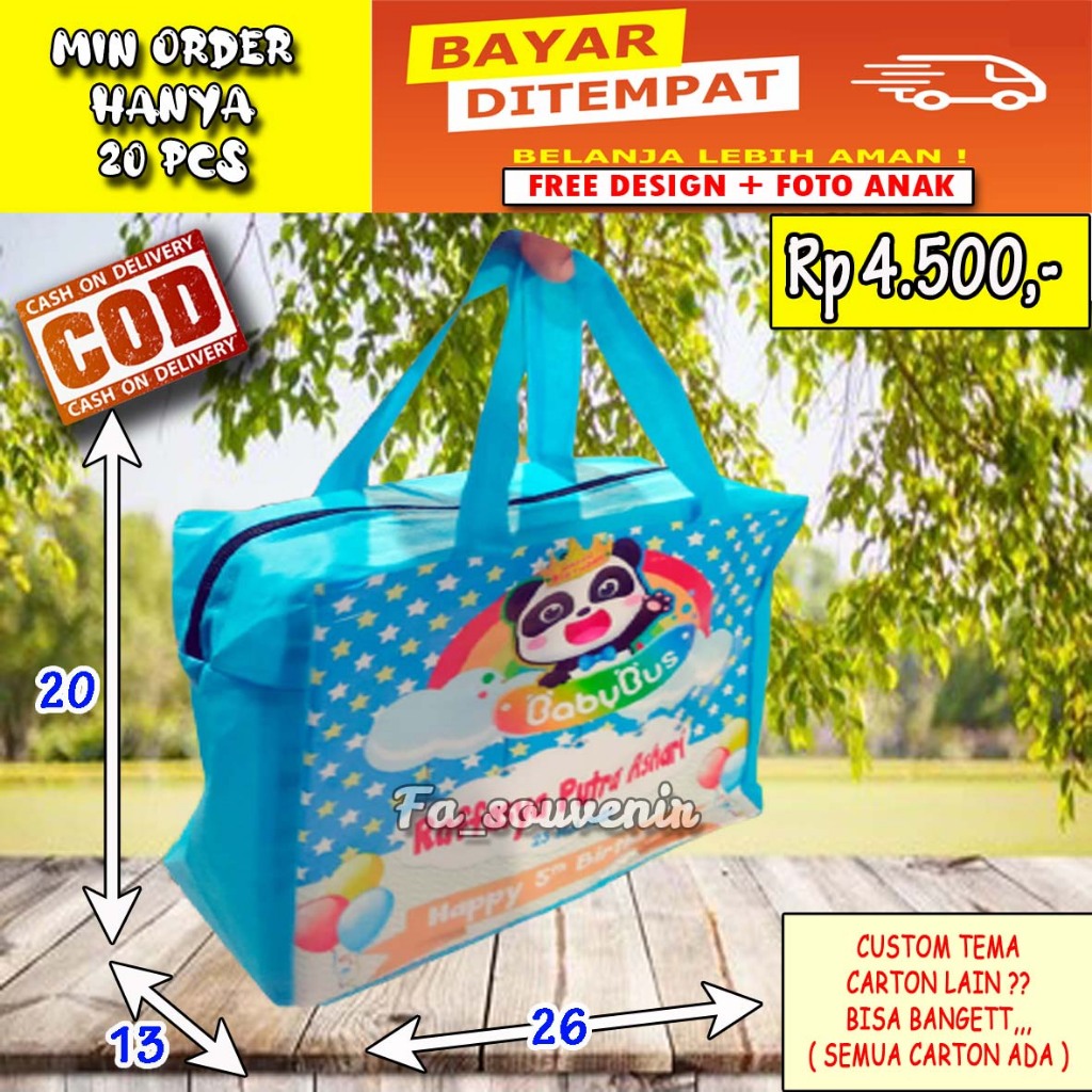 

Tas custom nama Tas Pesta Ulang Tahun Anak / Goodie bag Resleting / Tas Ulang Tahun Foto sendiri / TAS ULTAH CUSTOM TERLARIS Godiebag ulang tahun murah souvenir ulang tahun anak / BINGKISAN SNACK