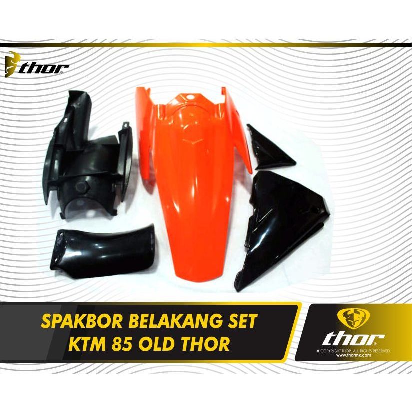 Spakbor Belakang KTM 85 Old Trail Set Cover Body Dashboard Plastik THOR