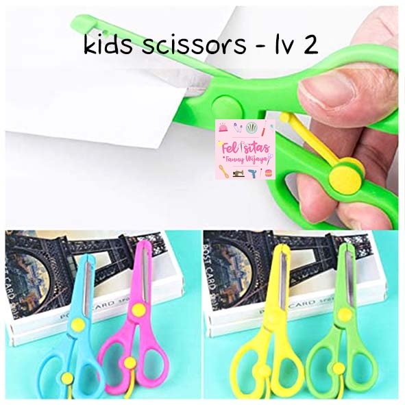 

Kids Scissors Lv 1 2 | Kidipulse Kidicut Security Safety - zy