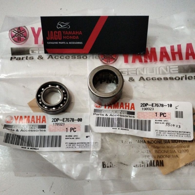 2DP E7678 00, 2DP E7678-10 BEARING PULLY LAHER BAMBU PULI CVT NMAX OLD ORISINIL YAMAHA