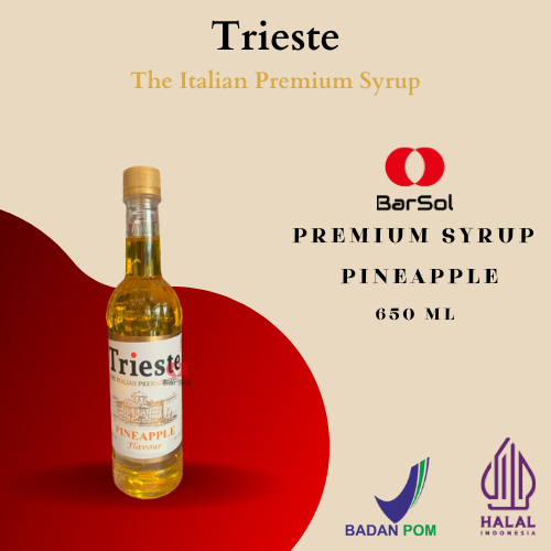 

Trieste Syrup Pineapple 650 Ml - Barsol Indonesia