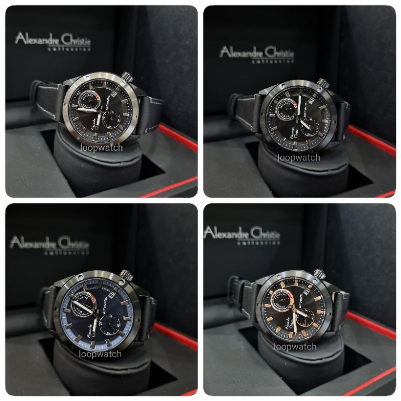 Jam tangan pria Alexandre Christie 3046 AC3046 AUTOMATIC