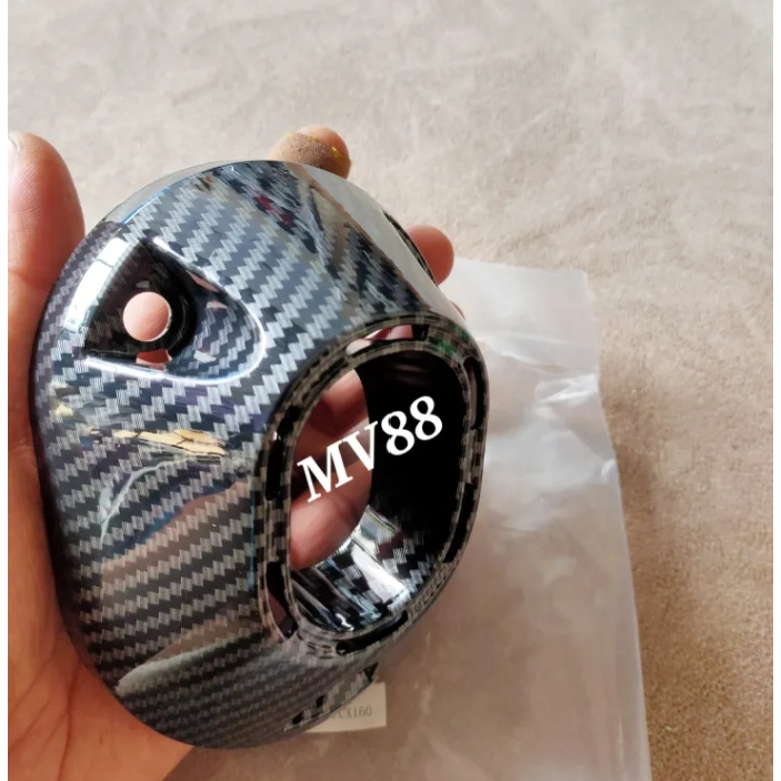 Moncong tutup corong knalpot honda pcx 160 vario 160 carbon original