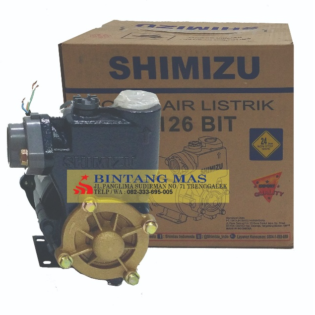 Pompa Air Shimizu PS 126 BIT Pompa Air Rumah Tangga 125 watt