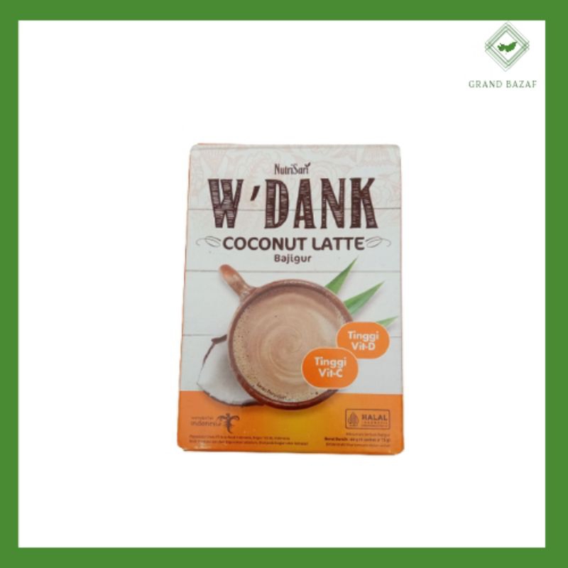 

NUTRISARI W'DANK COCONUT LATTE BAJIGUR 60GR