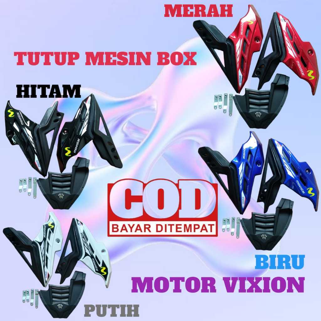 TUTUP MESIN BOX MOTOR VIXION ADA 4 PILIHAN WARNA
