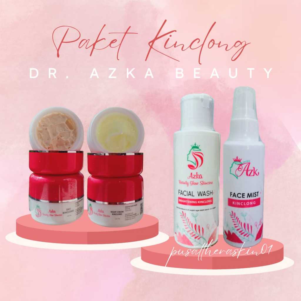 PAKET KINCLONG AZKA BEAUTY GLOW SKINCARE