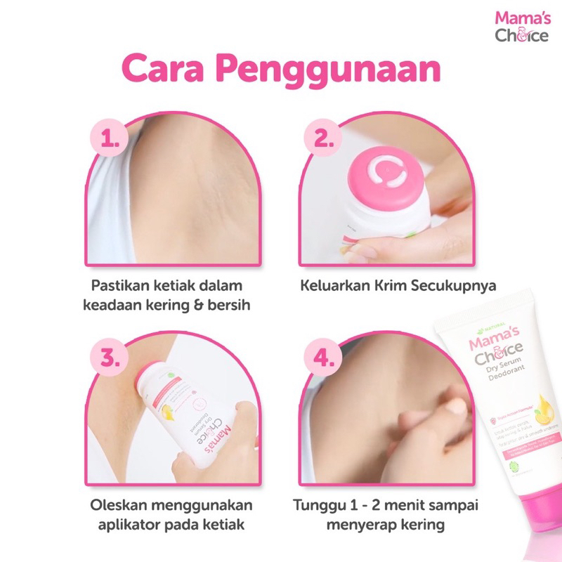 Mama’s Choice Dry Serum Deodorant deodoran pencerah ketiak mamas choice MAMA’S CHOICE mama mamachoice mama’s dry serum bumil ibu hamil