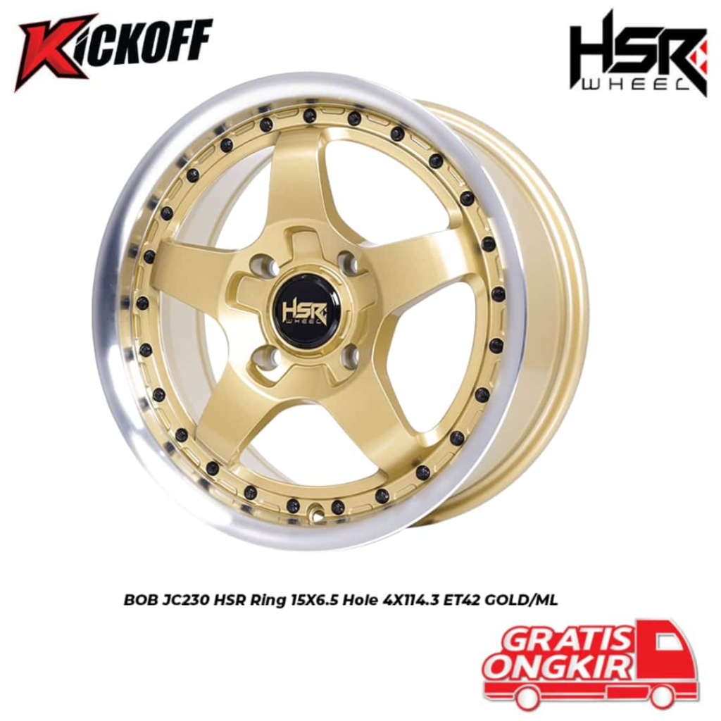 Pelek Racing Model Celong Ring 15 HSR BOB Buat Mobil KIJANG AVANZA XENIA LIVINA EVALIA