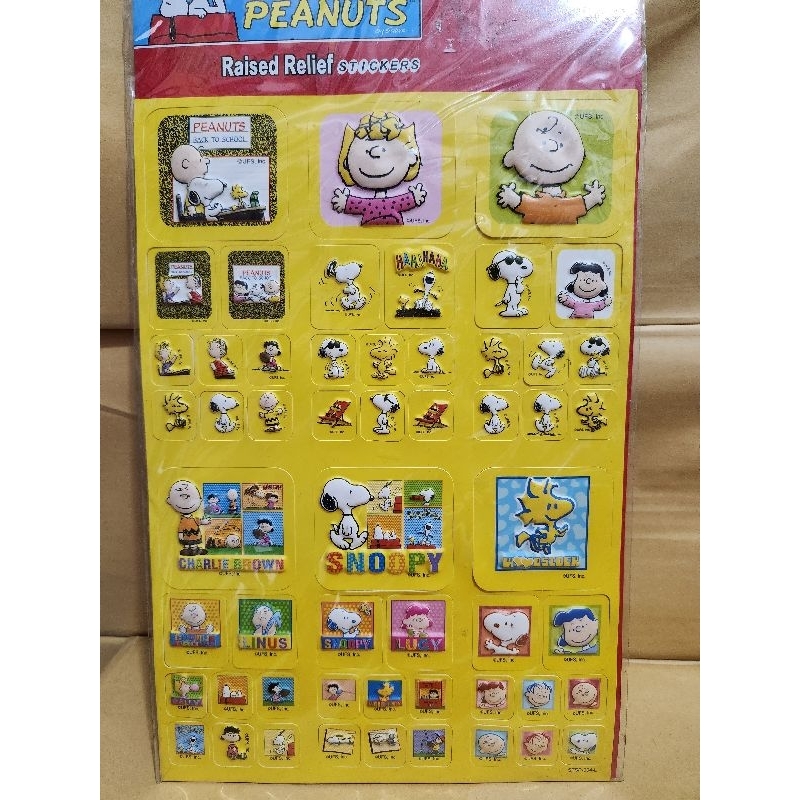 

Sticker Timbul Snoopy ukuran 27x19cm