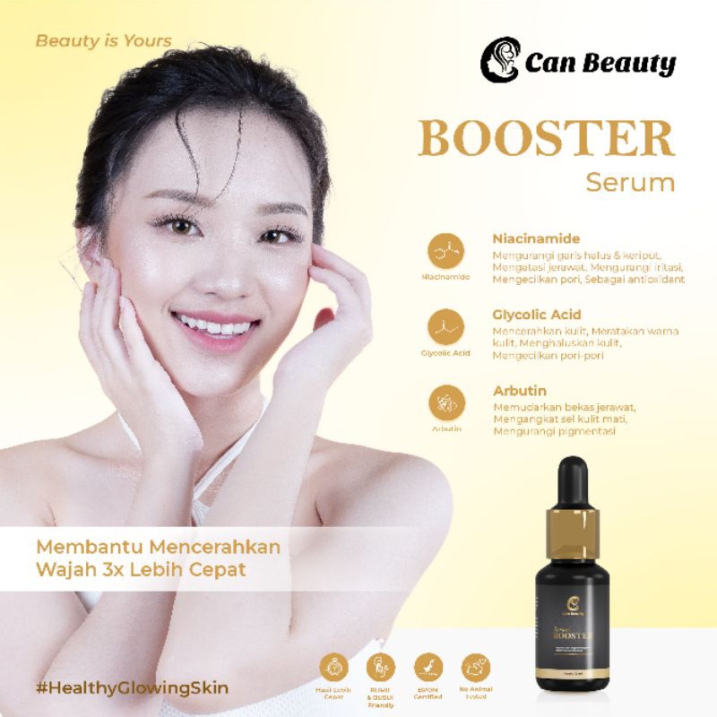 (FREE GIFT) Can Beauty SERUM BOOSTER , BPOM , HALAL (100% ori) Skincare CanBe El.laris