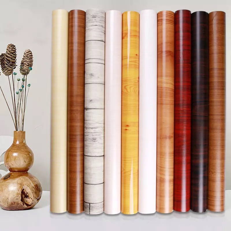 stiker motif kayu murah Berkwalitas roll