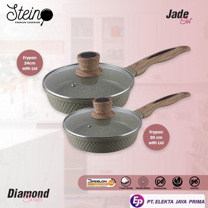 STEIN COOKWARE - PAKET JADE DIAMOND - GERMAN TECHNOLOGY GRANITE -