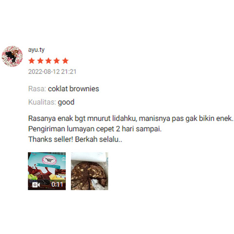 

RiDn Paket 8 Bungkus Keripik Brownies Crispy Coklat Brownieholicbdg
