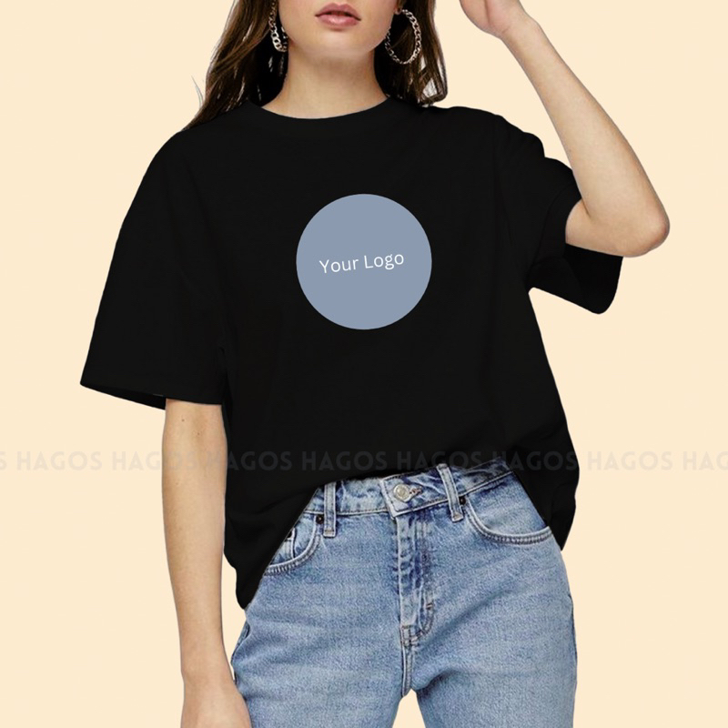 custom gambar logo kaos seragam grup senam line dance outing kantor gereja baju atasan cewek cowok l