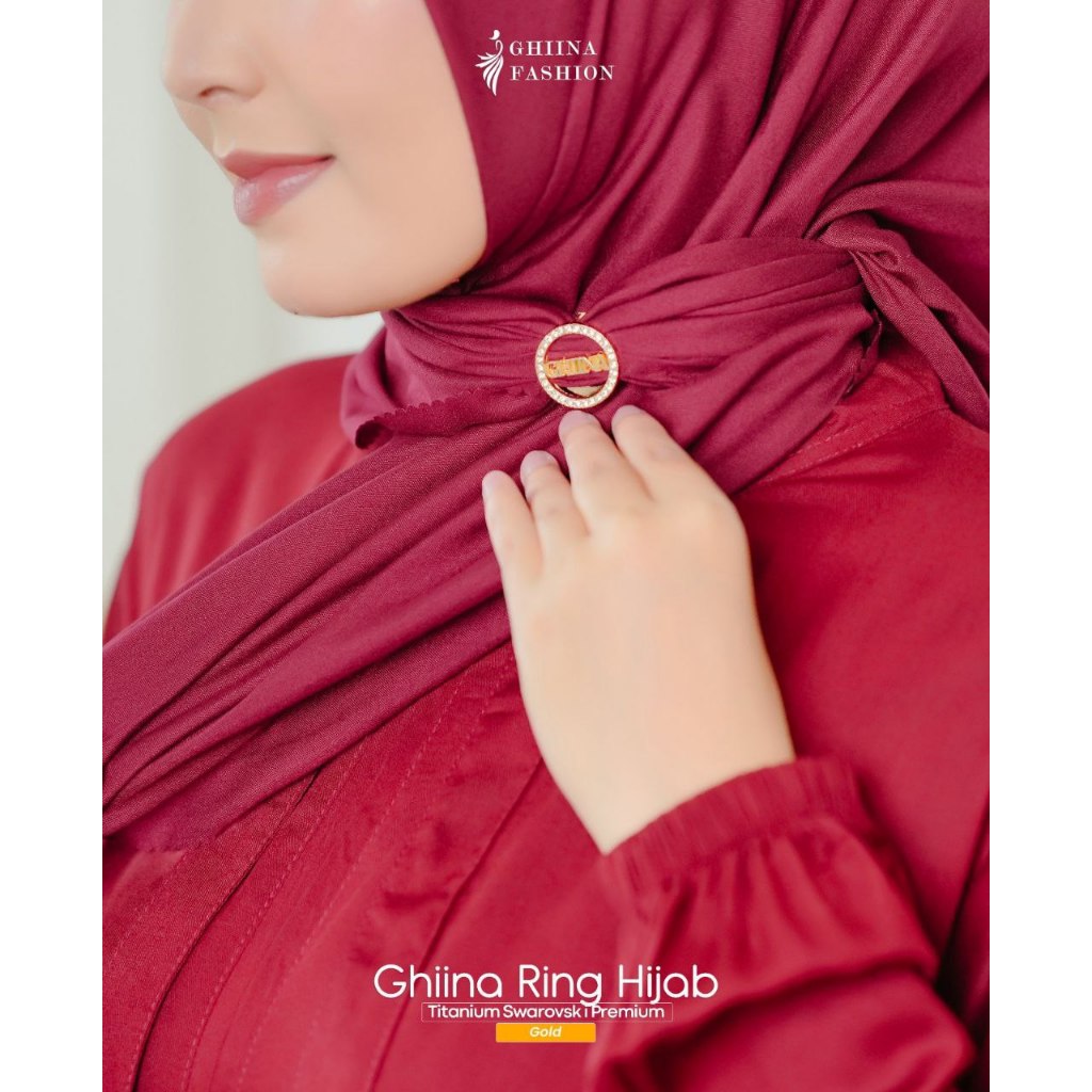 Aksesoris Wanita Hijab Ghiina Ring by Ghiina Fashion Titanium Swarovski Premium Yessana Hijab Bergo Ejamas Store .