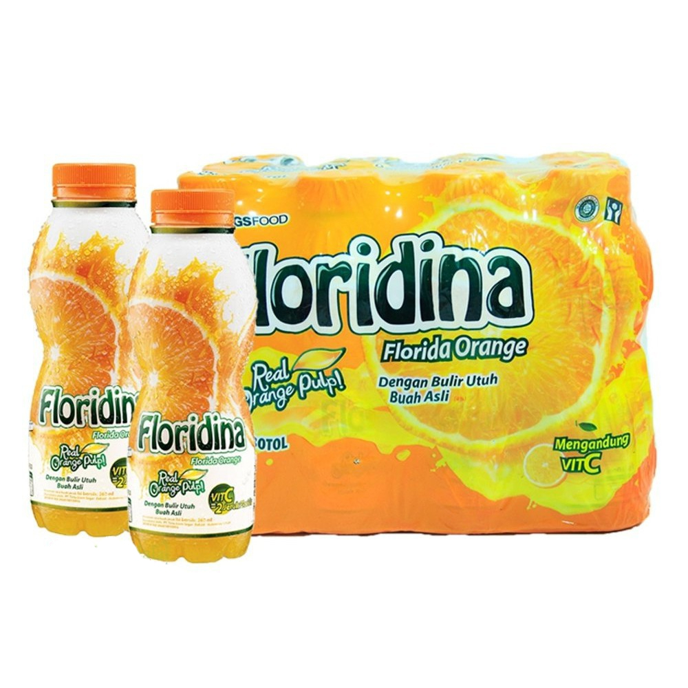 

Floridina Orange 350ml | minuman vitamin c | floridina jeruk | minuman botol