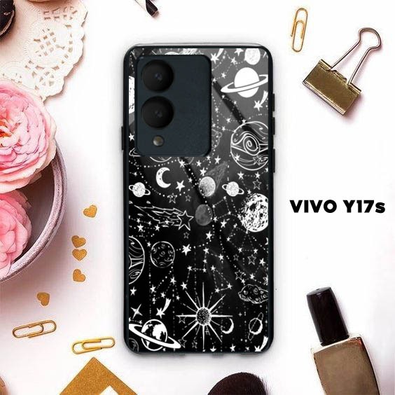 Softcase Glass Hp Vivo Y17S [NK155] Case Vivo Y17S | Kesing Vivo Y17S | Softcase Vivo Y17S | Kesing 
