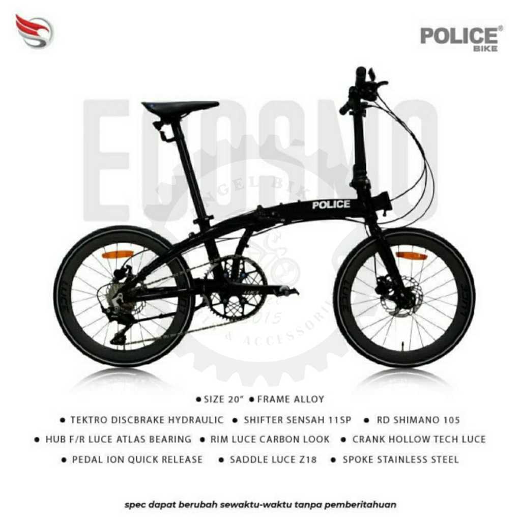 Sepeda Lipat Element Ecosmo POLICE 11 Speed