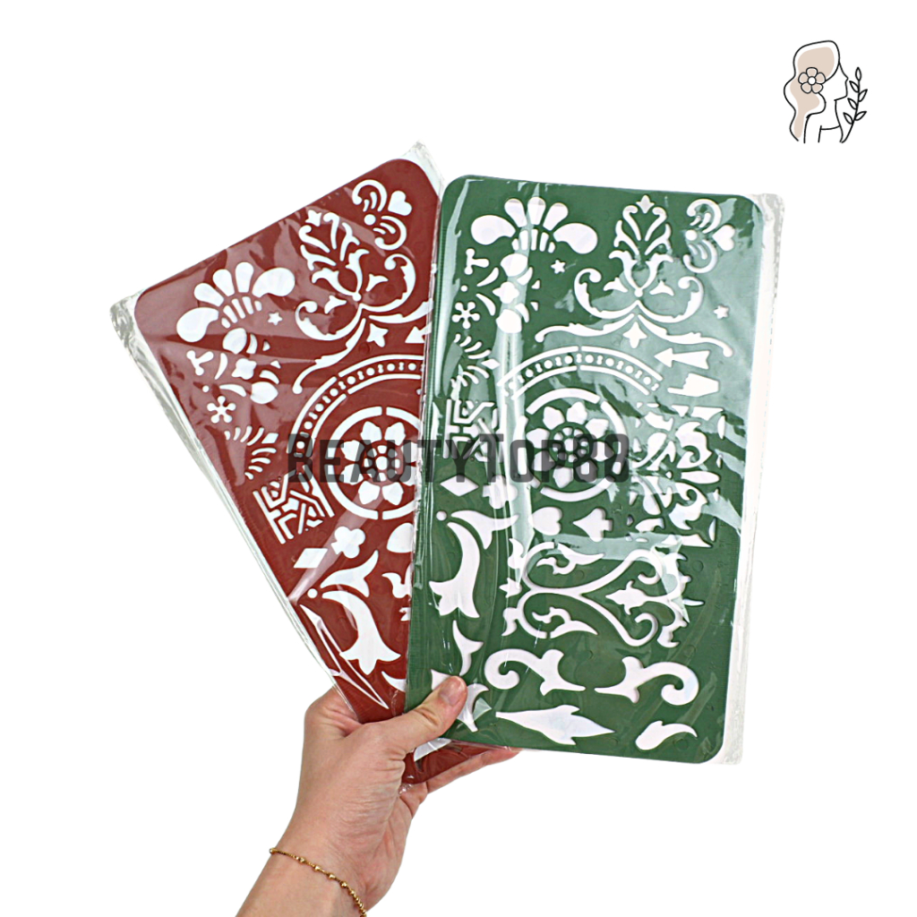 

Garisan Motif Batik / Penggaris Jiplak Pola Batik / Fancy Ruler