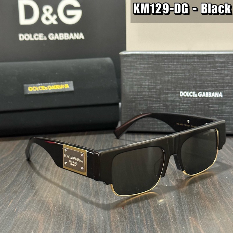 KACAMATA FASHION / SUNGLASSES PRIA WANITA BRANDED IMPORT - KM129 -DG- BLACK