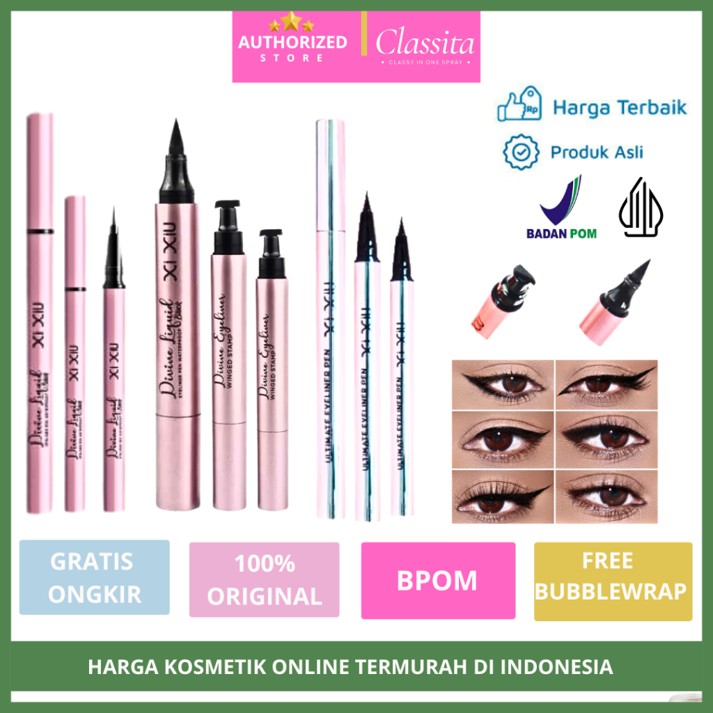 𝐂𝐋𝐀𝐒𝐒𝐈𝐓𝐀.𝐈𝐃 -  Eyeliner XiuXiu Waterproof | Xi Xiu eyeliner | Xi Xiu Eyeliner Divine | Xi Xiu Eyelin