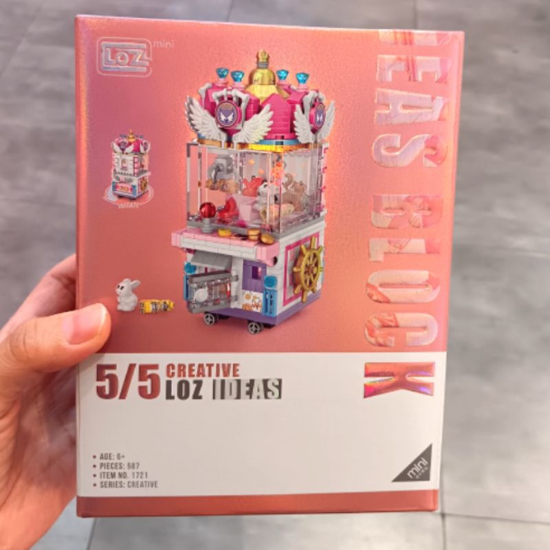 BRICK LOZ STREET MINI CARNAVAL CLAW CRANE MACHINE