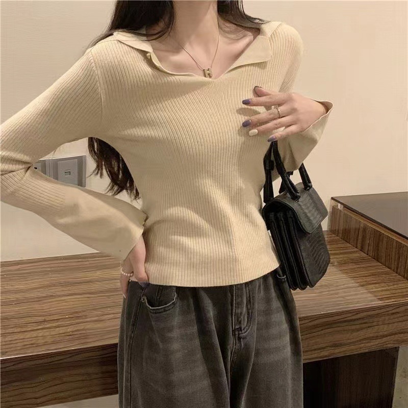 SWEATER WANITA Tipis/ SWEATER RAJUT Atasan Wanita/BAJU PANJANG WANITA ZZS-04