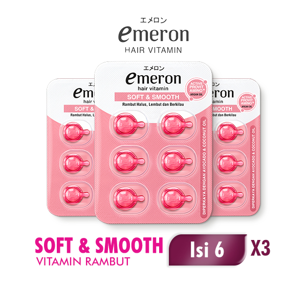 Emeron Hair Vitamin Soft & Smooth x3