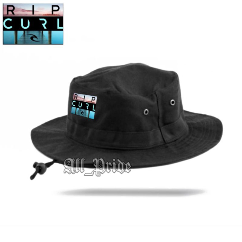 Topi Rimba RIPCURL/Topi Gunung Outdoor Adventure Camping Hiking/Topi Petualang Pria Wanita/RIPCURL L