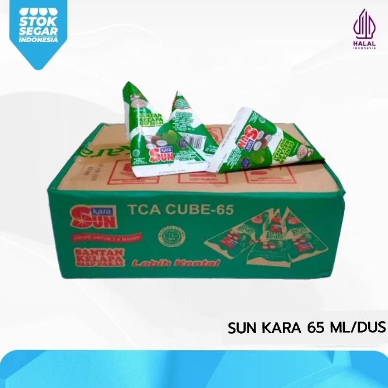 

Sun Kara Santan Kelapa ukuran 65 Ml dus