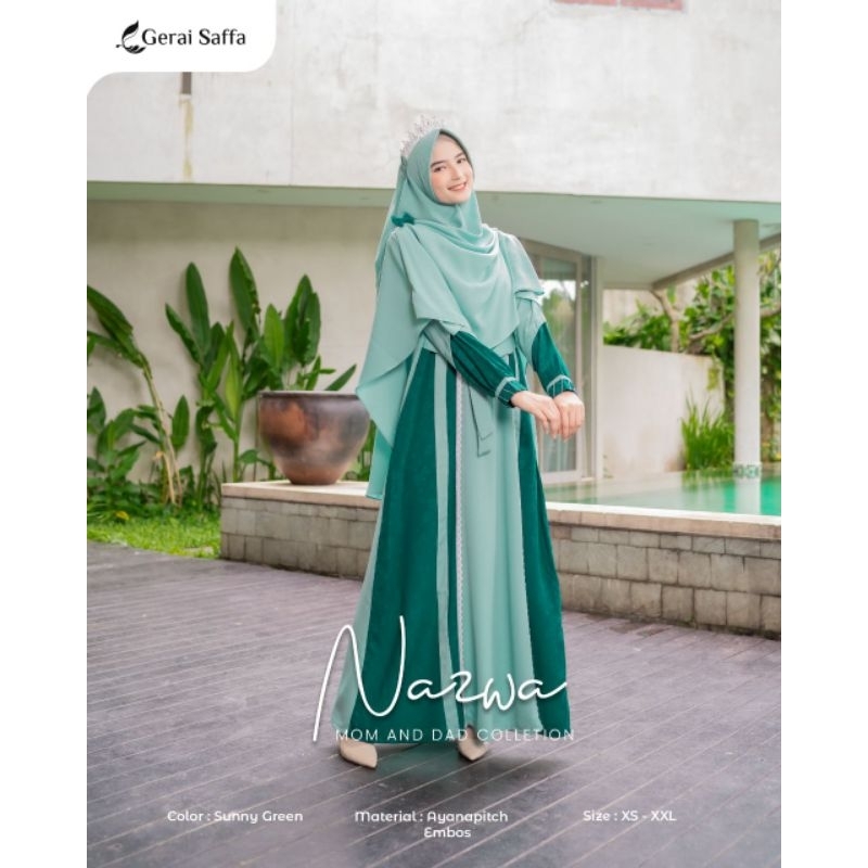 GAMIS SET NAZWA BY GERAI SAFFA ORIGINAL BEST SELLER