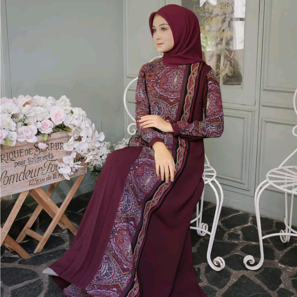 [ Nitaranz ] Gamis Fashion Ethnic Dress Original by Zahra Terbestseller