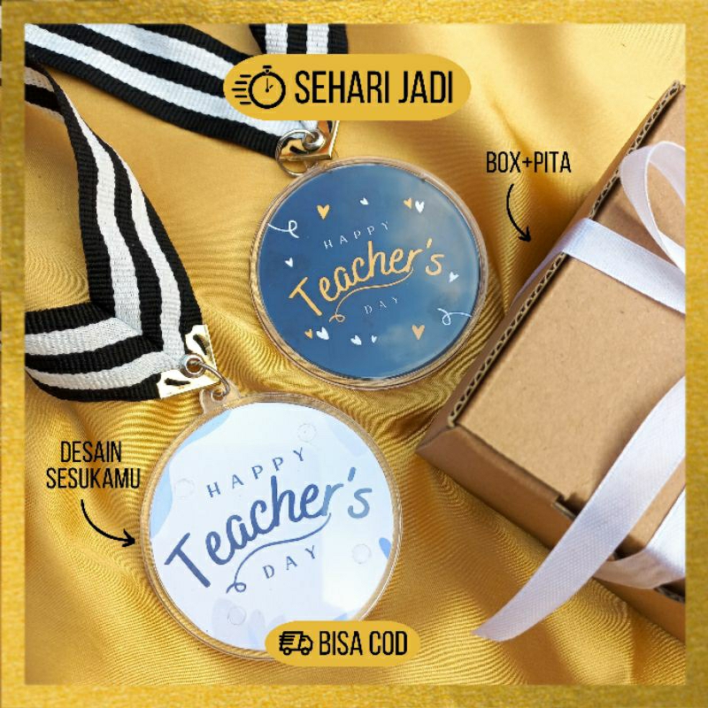 Hadiah Perpisahan Guru Medali Kado Walikelas
